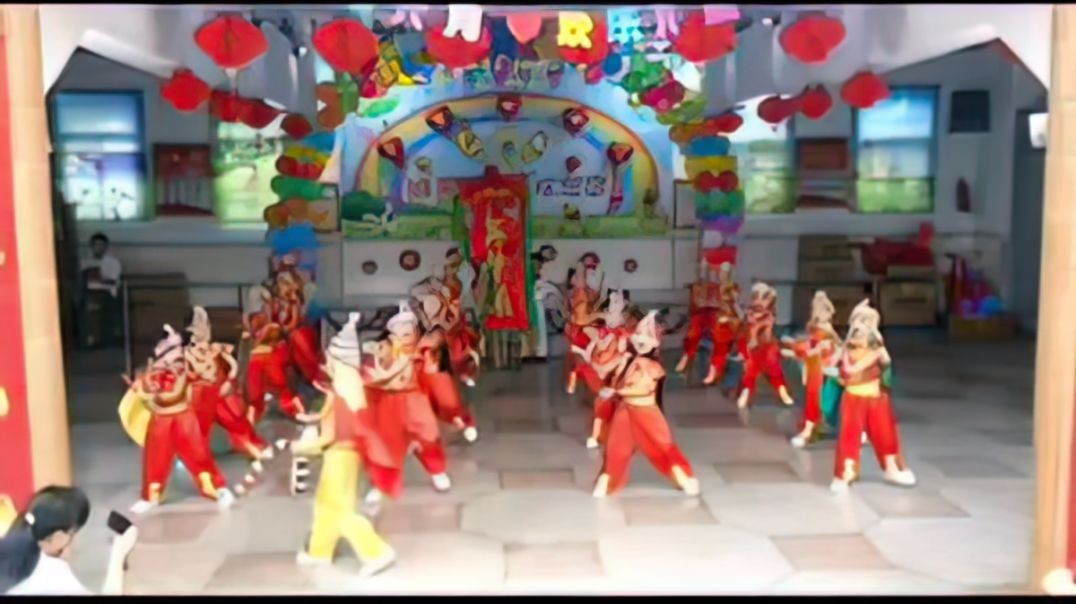 泗黄儿童英歌舞六一行在抖音英歌舞潮汕镜头下的传承非物质文化遗产-大潮社！